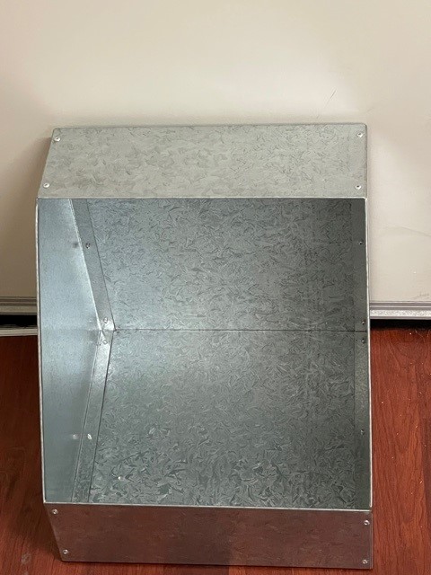 Galvanised Single Poultry Laying Box Galvanised Single Poultry Laying Box